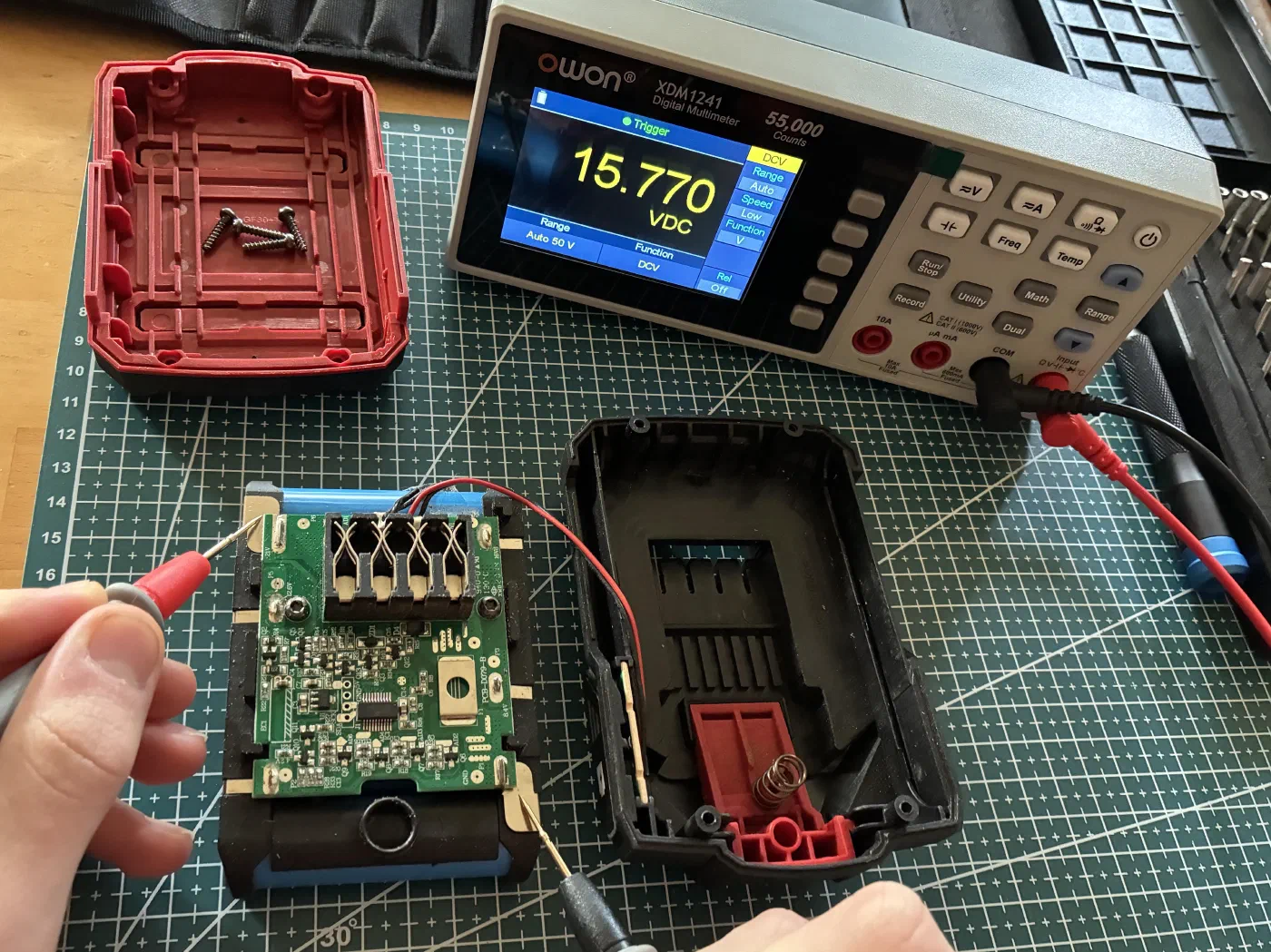 Checked again at the BMS 20 V rail