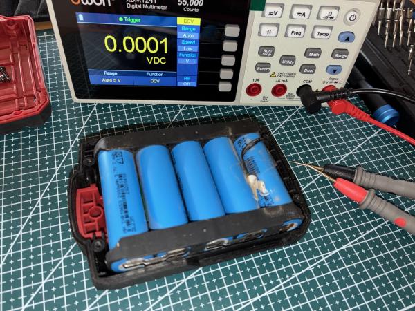 Defective Walter 20V Li-Ion Battery – Complete Teardown and Measurement